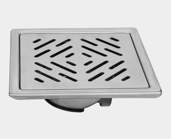 PR-112 Auto Close Cockroach Trap Stainless Steel Floor Drain Pest Control Kitchen Bathroom Hotel Restaurant Industrial Anti-Rust Waterproof Easy Install Durable Flip Bowl Mechanism Sewer Block Odor Proof Roach Proof Heavy Duty